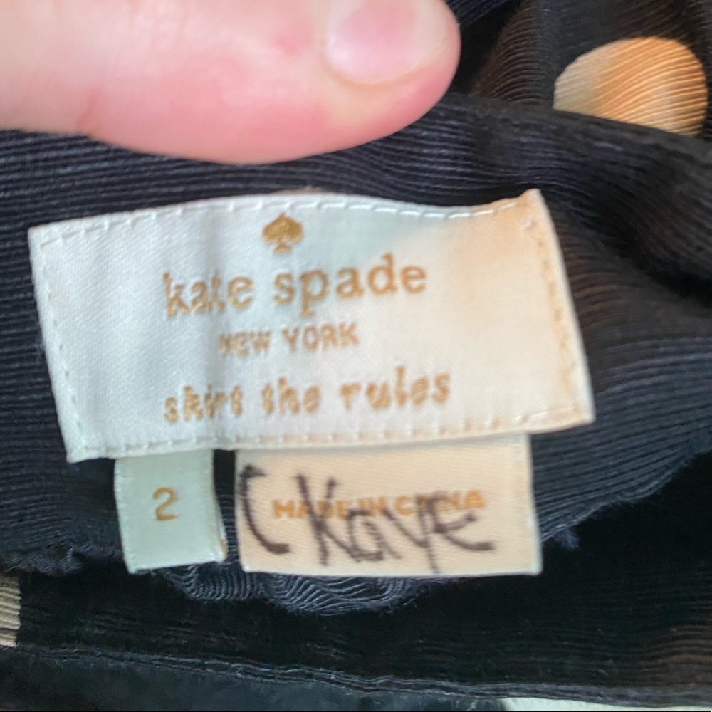 Kate Spade Polka Dot Mini Skirt - Picture 4 of 6